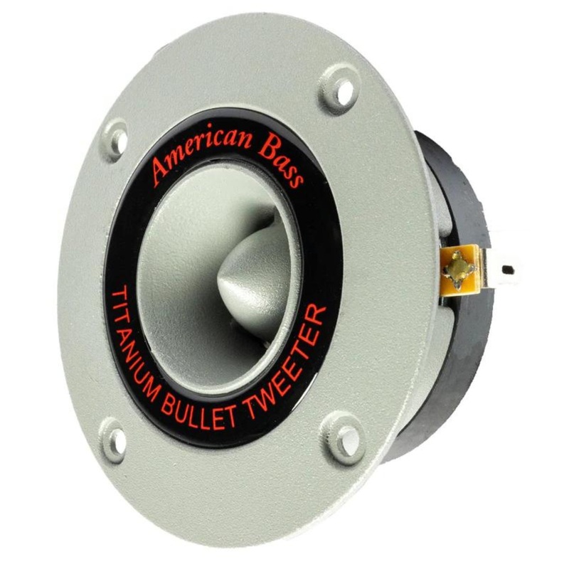 1″ 150W Peak 4-Ohm Compression Tweeter Pair American Bass MX Serie 251T / MX251T