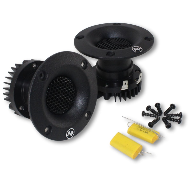1″ Voice 8 Ohm Coil 50 Watt RMS Neodymium Titanium Super Tweeter Pair ATQ-1225ND