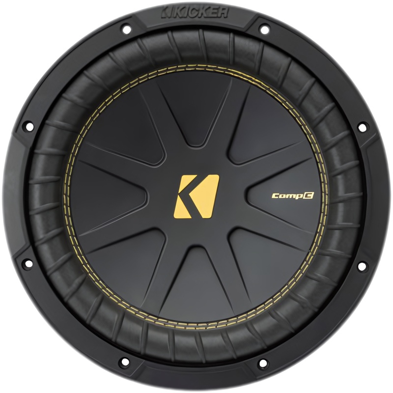10″ 250W RMS 4-Ohm SVC Subwoofer Kicker CompC Series / 50CWCS104