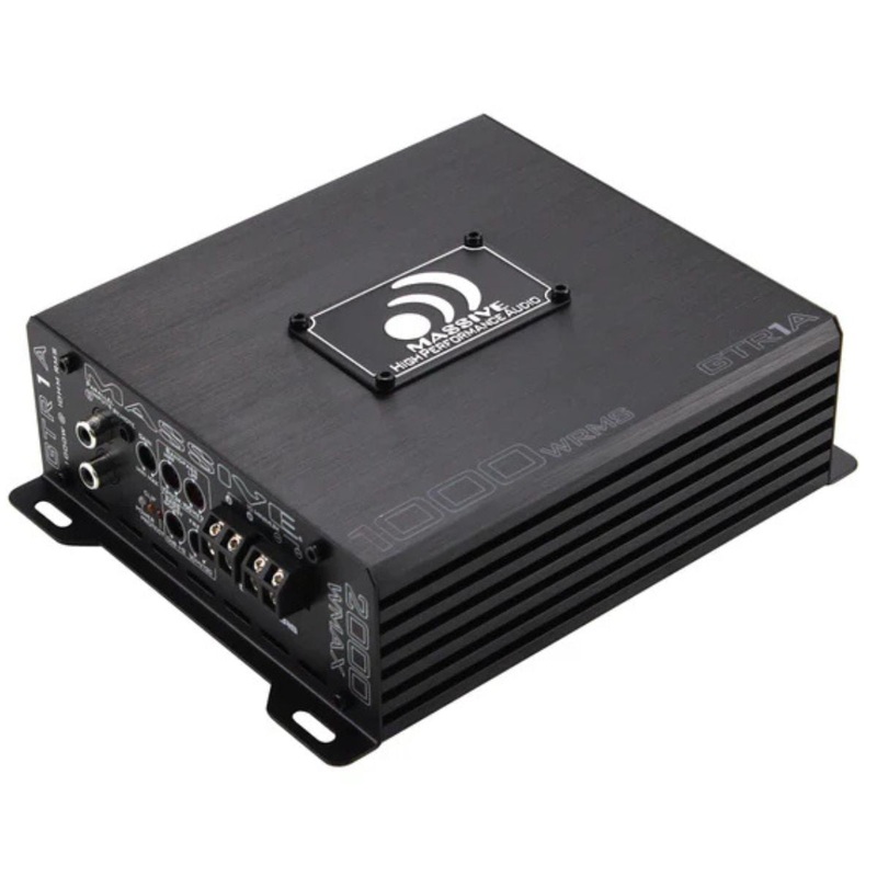 1060 Watt RMS 1 Ohm Mono Block GT Full Range Amplifier With Bass Remote GTR1A