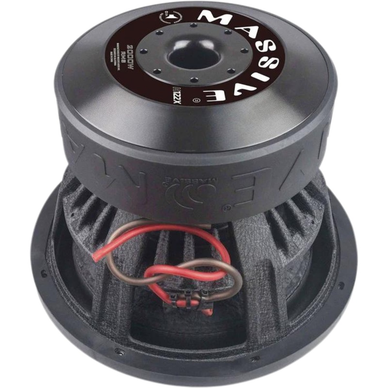 12″ 2000W RMS 2-Ohm 3″ DVC Mega Subwoofer Massive Audio HIPPO Series MA-H122X