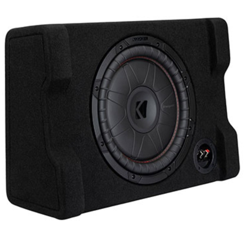 12″ CompVT Down-Firing Subwoofer Enclosure, 2-Ohm, 900W Peak Kicker 52CVTDF122