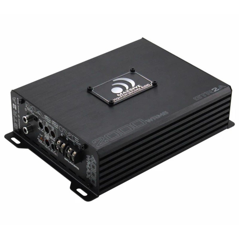 2030 Watt RMS 1 Ohm Mono Block GT Full Range Amplifier With Bass Remote GTR2A