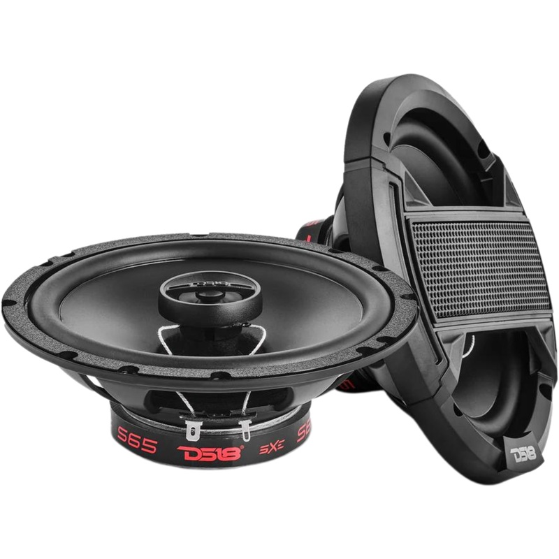 6.5″ 60W RMS 4-Ohm 2-Way Coaxial Speaker Pair DS18 SELECT Series / DS-S65