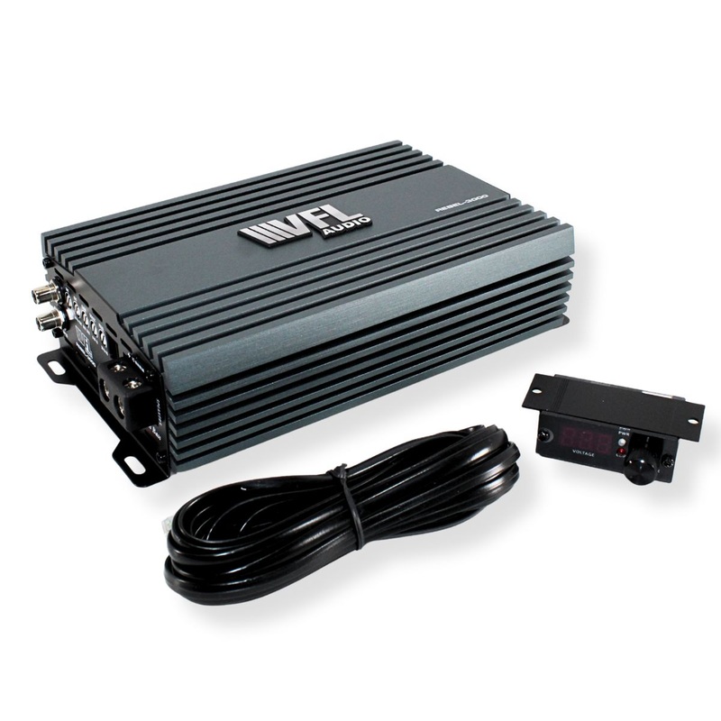 American Bass 3000 Watt 1-Ohm Monoblock Class D Digital Amplifier REBEL-3000.1