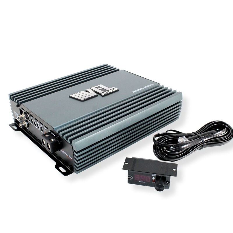 American Bass 5000 Watt 1-Ohm Monoblock Class D Digital Amplifier REBEL-5000.1