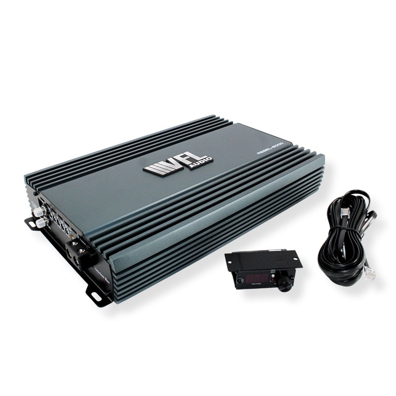 American Bass 8000 Watt 1-Ohm Monoblock Class D Digital Amplifier REBEL-8000.1