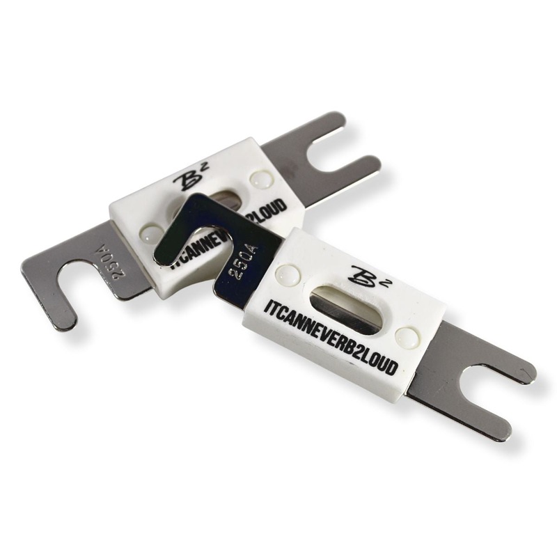 B2 Audio 250A High Temperature Ceramic Fuse Pair ANL-250