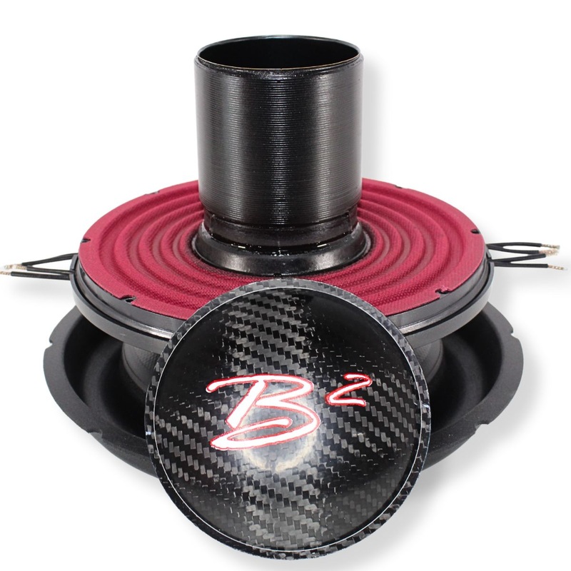 B2 Audio Rampage 10″ Re-cone Kit Drop  1-Ohm 3″ Coil Carbon Fiber