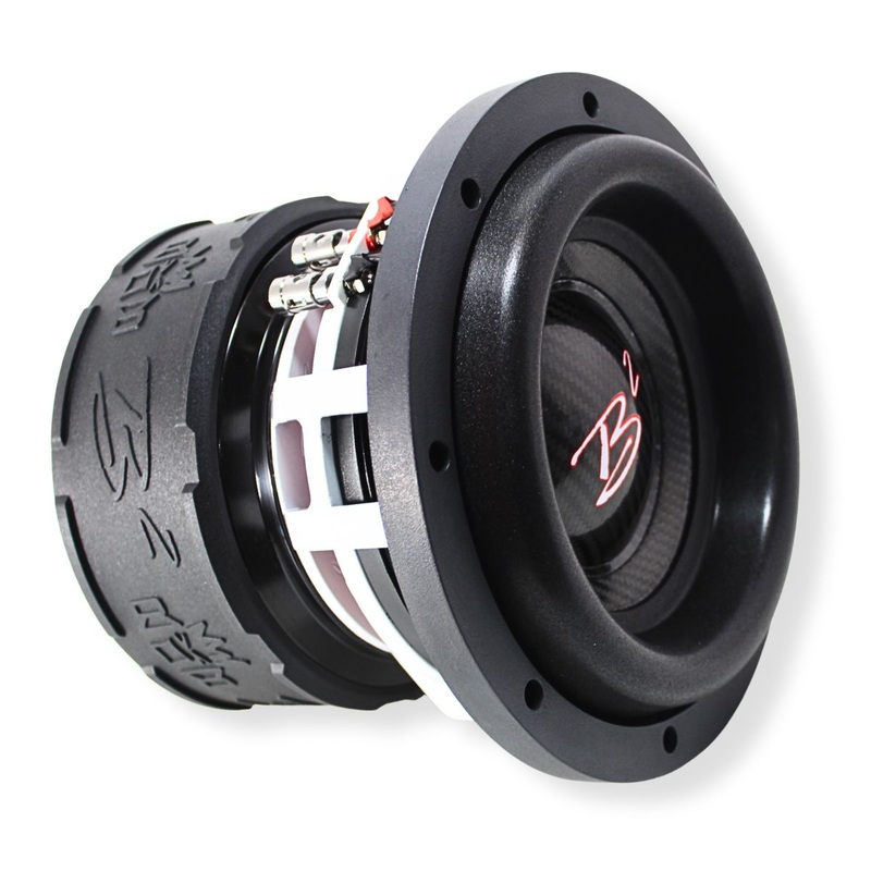 B2 Audio RAMPAGE 8 V3 8″ Dual 2-Ohm 2″ Voice Coil 1000 Watt RMS Subwoofer