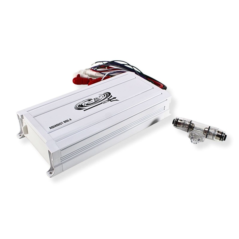 B2 Audio VATN Aquadust 800W 4CH 2-Ohm Waterproof Marine Power Sport Amplifier