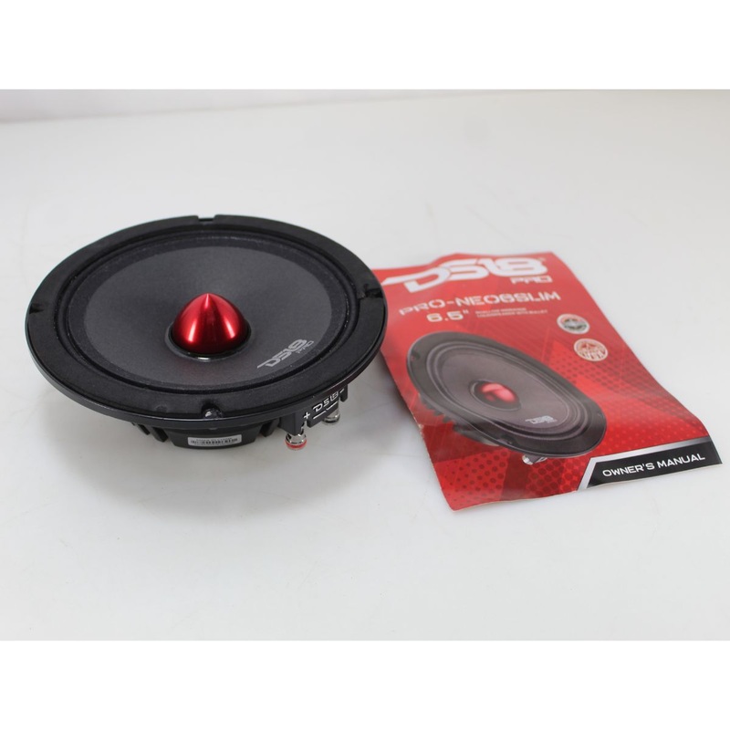 DS18 6.5″ Slim Midrange 400W Neodymium Loudspeaker PRO-NEO6SLIM OPEN BOX