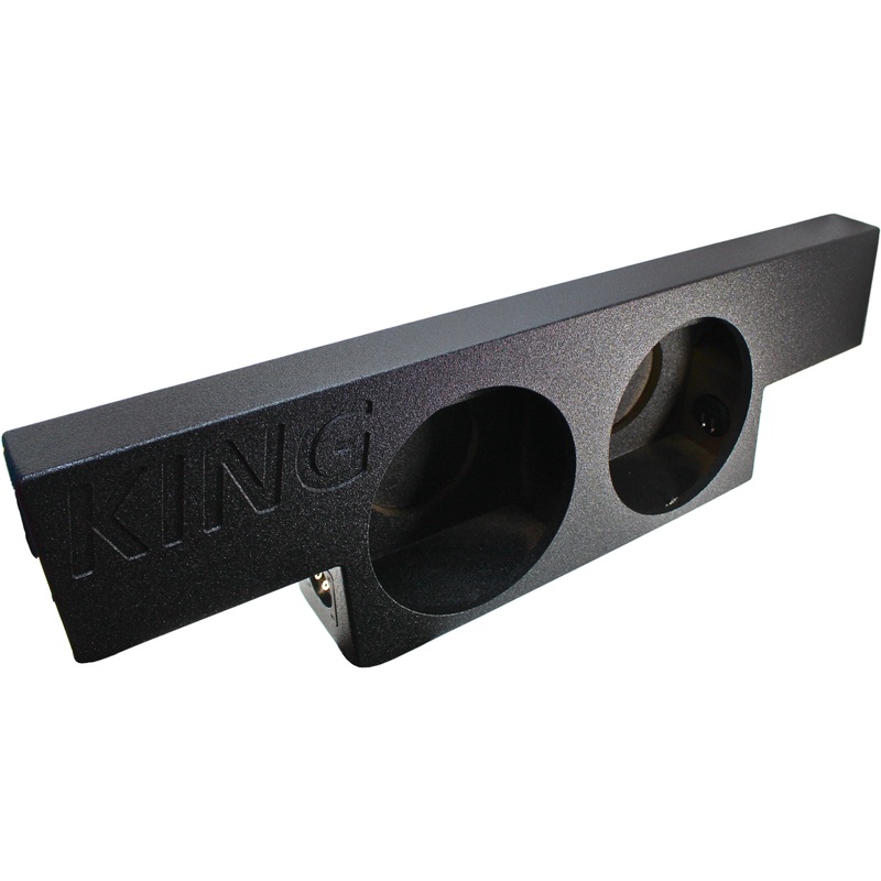 Dual 12″ Sealed Sprayed Finish King Box for 03-06 Chevy/GMC | AK-GMC03-12