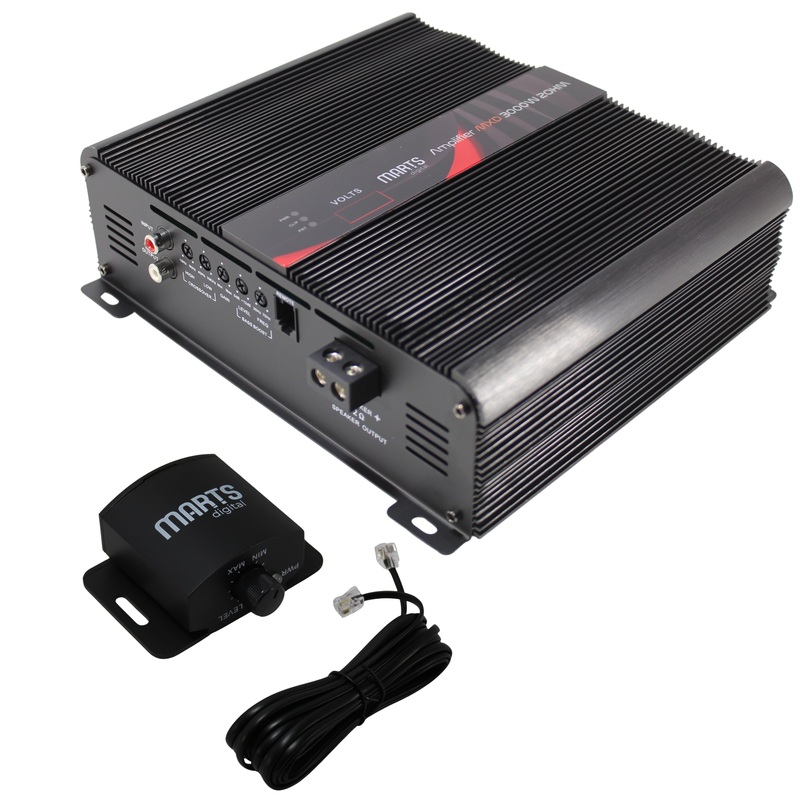 Marts Digital Amplifier Monoblock Full Range Class D 3000W 2 Ohm MXD-3000-2