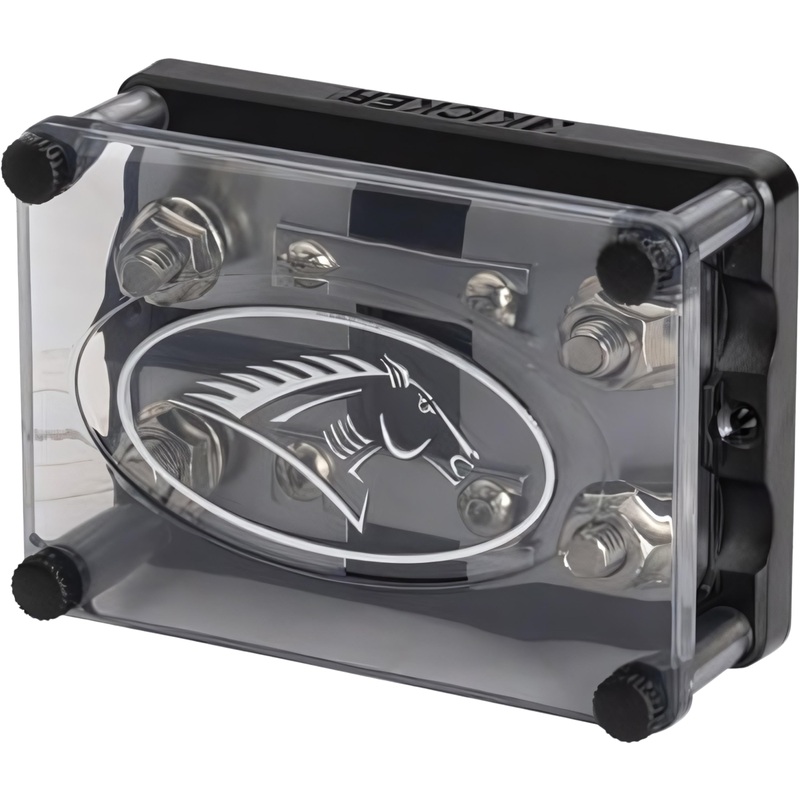 Multi-Amp Nickel Plated Brass 2-Spot AFS Fuse Distribution Block