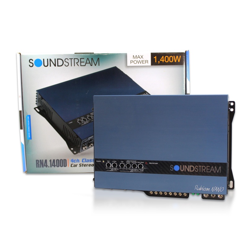 Soundstream 4 Channel Amplifier Nano 1400W Full Range Class D RN4.1400D