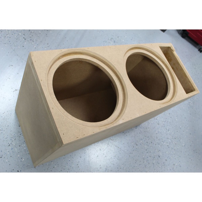 Tru Spec Vented Prefab Dual 12″ Subwoofer Enclosure for Sundown SA OPEN BOX