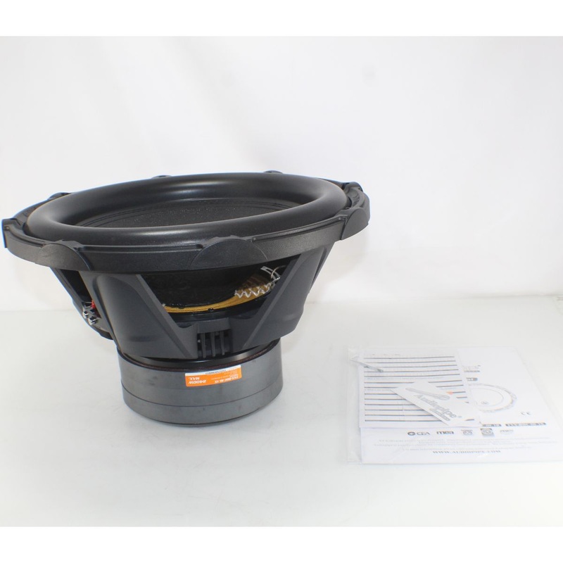 15-Inch 1200 Watts RMS D4-Ohms Triple Stack Composite Cone Subwoofer OPEN BOX