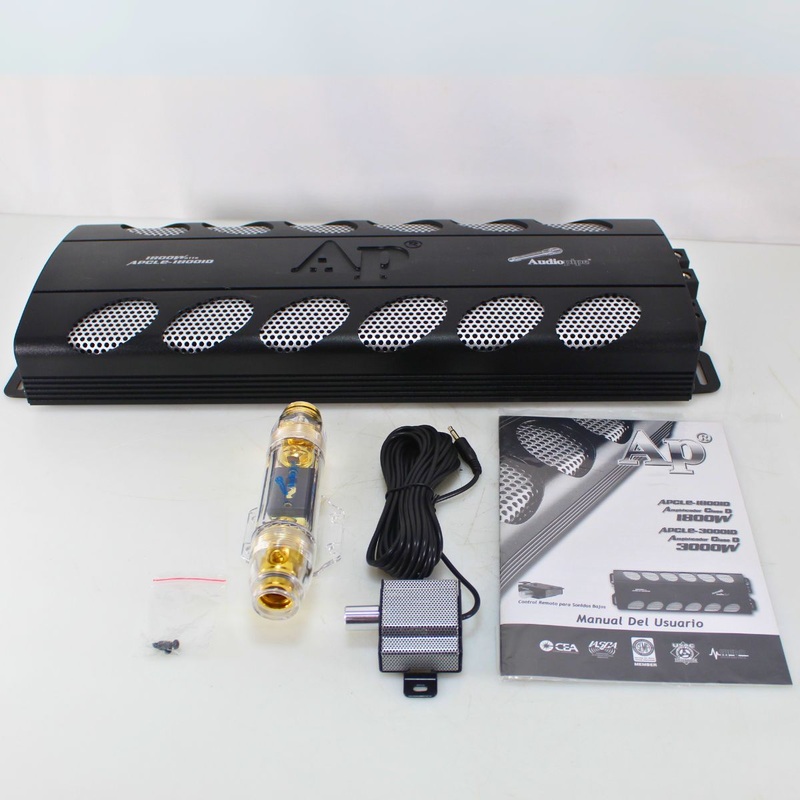 1800W 1 Ohm Class D Monoblock Car Audio Digital Amplifier APCLE-18001D OPEN BOX