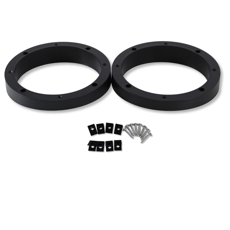 6.5″ Beveled Speaker Spacer Ring 1.5″ Depth With Slope Audiopipe RING-PVC-BVL-6