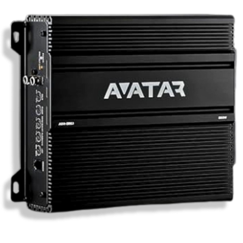 800W RMS Monoblock 1-Ohm Class D Car Audio Bass Amplifier w/ Bass Knob ABR-800.1