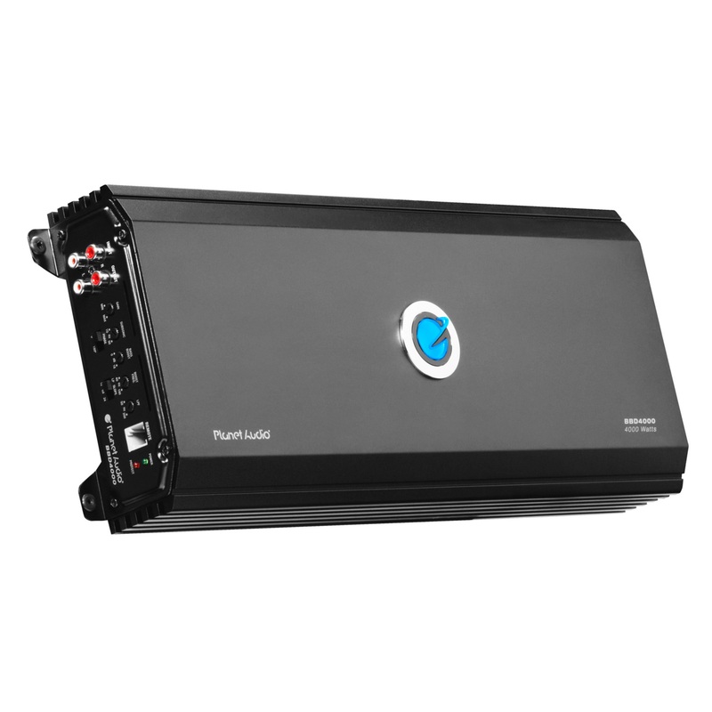 Planet Audio Monoblock Amplifier 4000 Watts 1-Ohm Stable Class D OPEN BOX