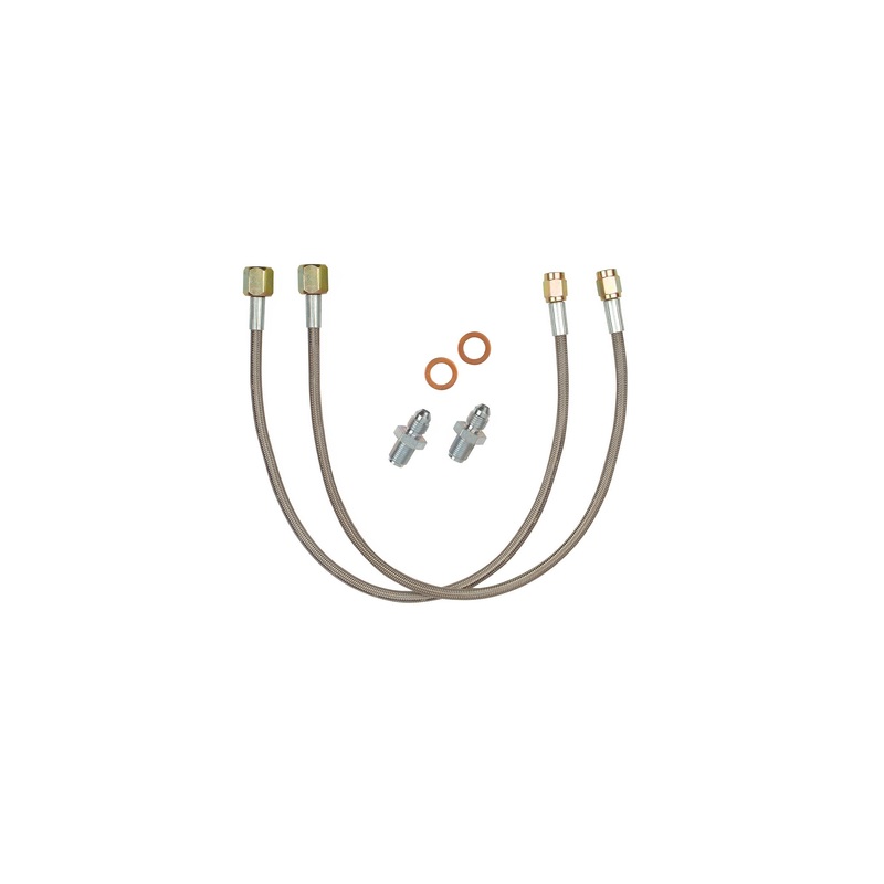 Mustang II Caliper Stainless Steel Brake Lines