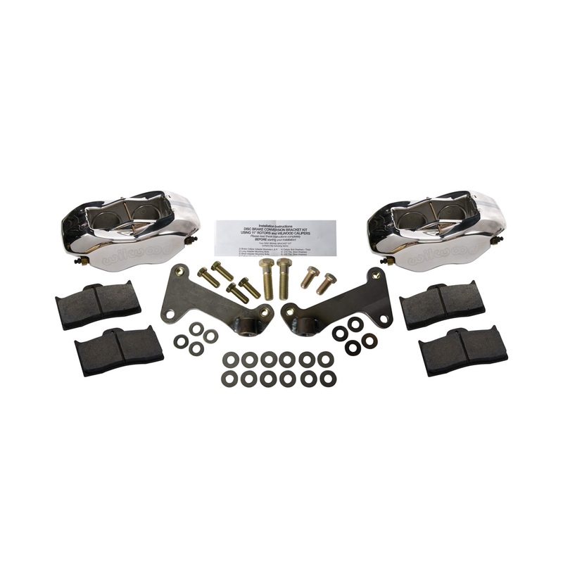 Wilwood 11″ Polished Smooth Caliper Disc Brake Kit