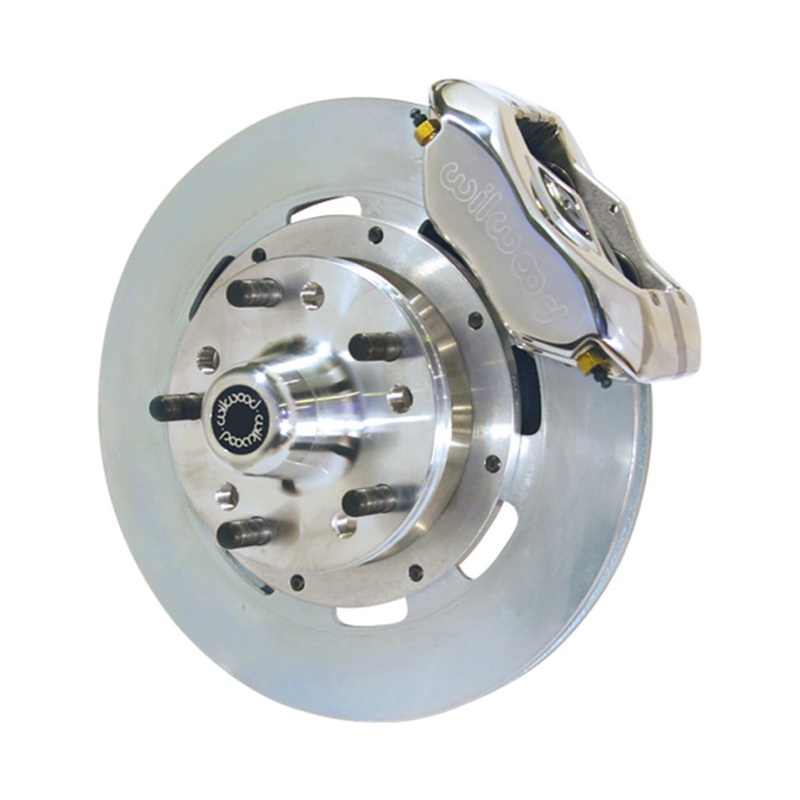 11″ Iron Rotors, Wilwood 4 Piston Calipers, Ford Bolt Pattern Polished