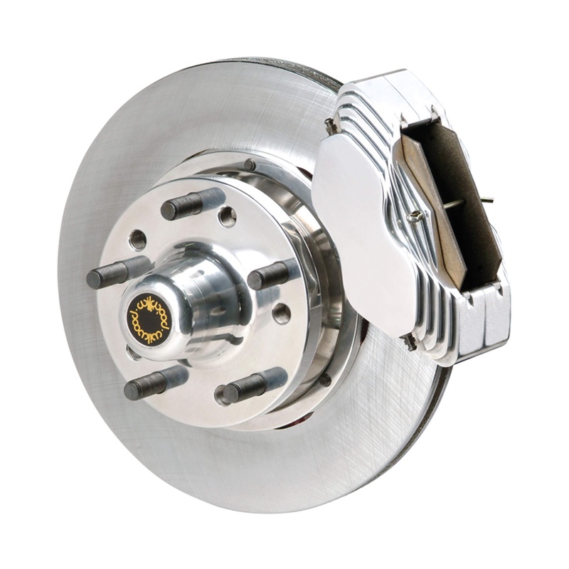 11″ Wilwood Smooth Rotors & 4 Piston Polished Calipers W/ Polished Hubs