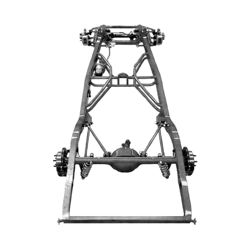 1935-1940 Ford Frame, Superide IFS and 4-Link