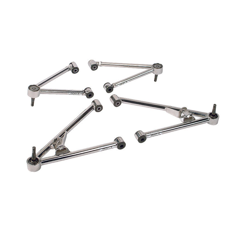 Open Wheel Superide Polished Stainless Steel Control Arms