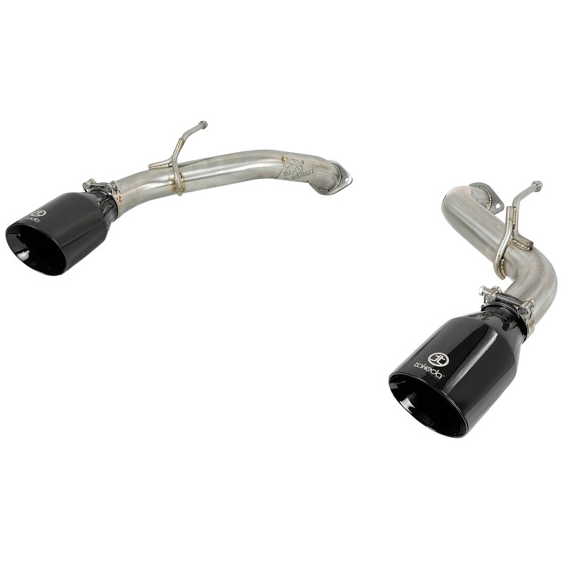 aFe Takeda 2.5in 304 SS Axle-Back Exhaust w/ Black Tips 16-18 Infiniti Q50 V6-3.0L (tt)