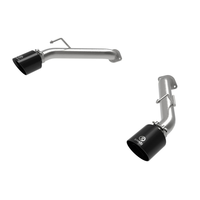 aFe Nissan Z 23-23 V6-3.0L Takeda 2-1/2in 304 SS Axle-Back Exhaust System w/ Black Tips