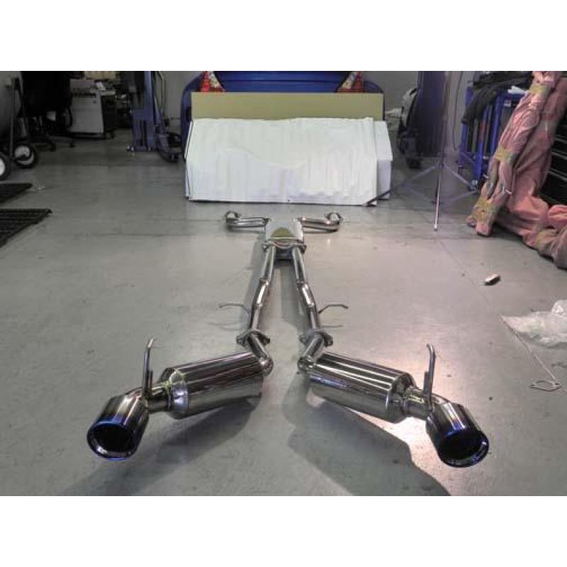 Injen 09-20 Nissan 370Z Dual 60mm SS Cat-Back Exhaust w/ Built In Resonated X-Pipe