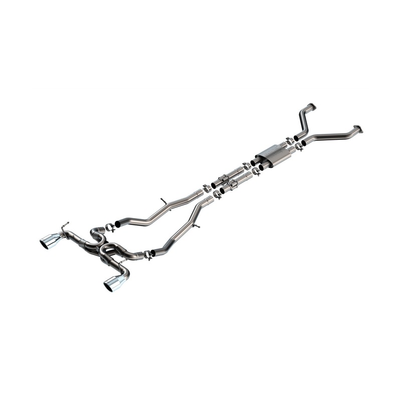 Borla 23-24 Nissan Z 2.5in ATAK Cat Back Exhaust 4.5in Tip – Stainless Steel