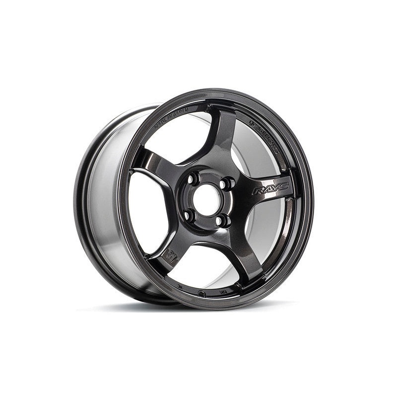 Gram Lights 57CR 15×8.0 +28 4-100 Super Dark Gunmetal Wheel
