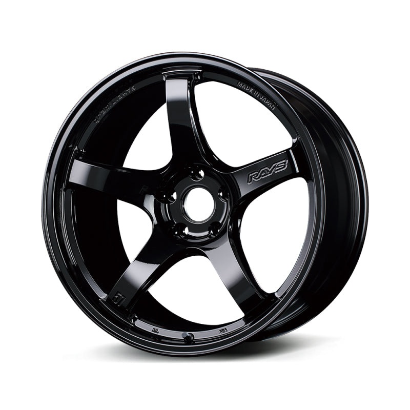 Gram Lights 57CR 18×10.5 +12 5×114.3 Gloss Black Wheel