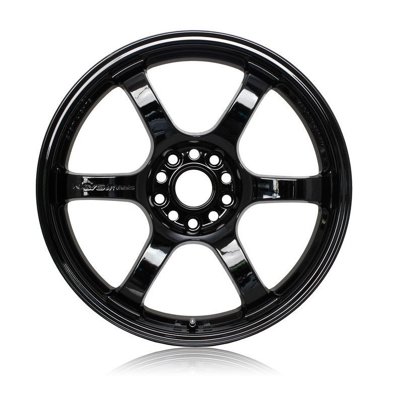 Gram Lights 57DR 17×9.0 +22 5-114.3 Glossy Black Wheel