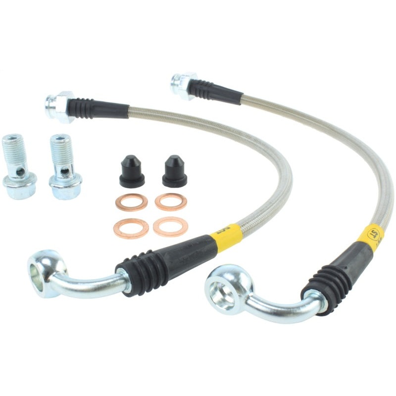 StopTech 07-08 Infiniti G35 Rear Stainless Steel Brake Lines