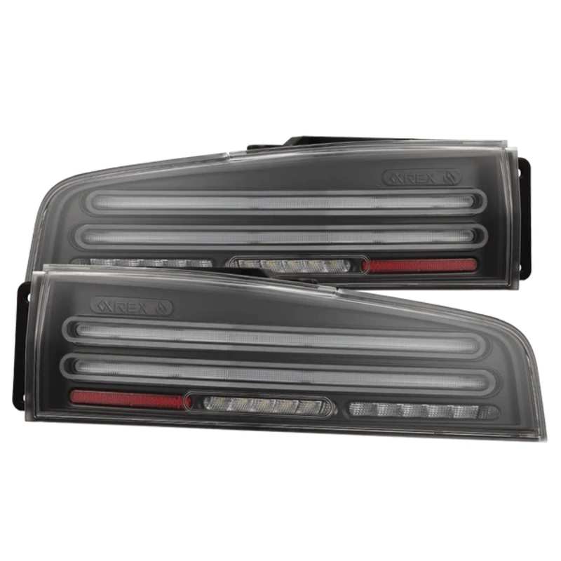 AlphaRex (NOVA-Series) 2023-2025 Nissan Z Twin-Loop Prismatic LED Tail Lights – Black Default