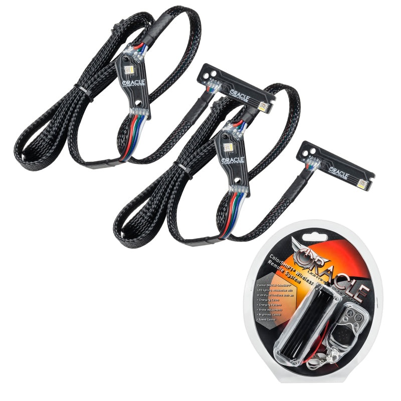 Oracle 15-21 Nissan GT-R RGB+W (Lightning Bolt) Headlight DRL Upgrade Kit – ColorSHIFT