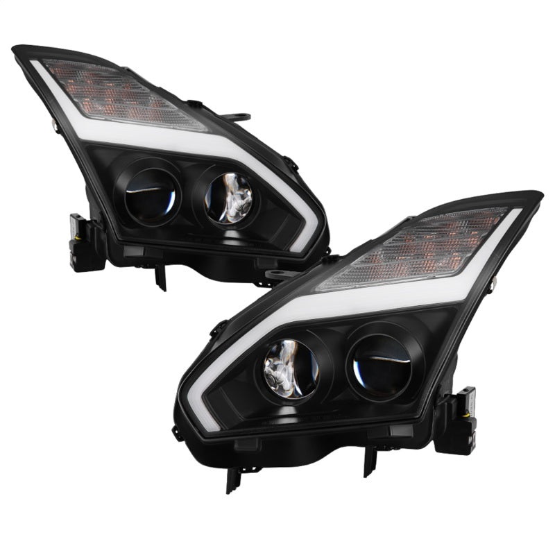 Spyder Nissan GTR R35 09-14 – Projector Headlights – DRL LED – Black