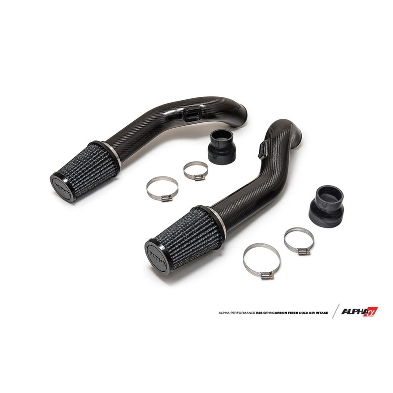 ALPHA GT-R Carbon Fiber Intake Pipes For Stock Manifold Turbos