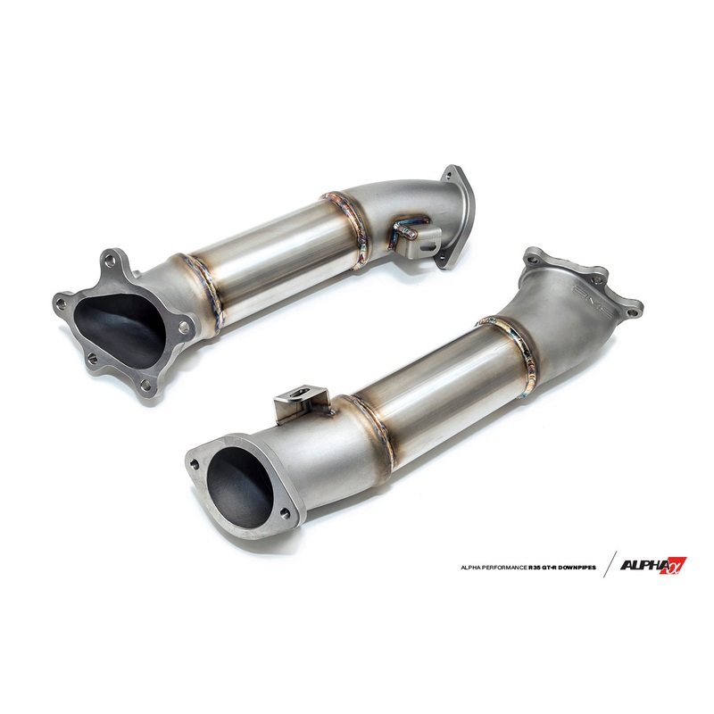 AMS Performance ALPHA GT-R Cast Race Downpipes (Pair)