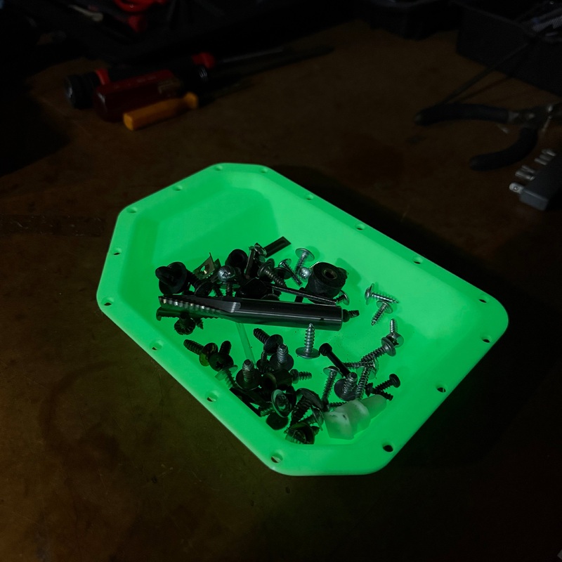 Oil Pan Catch All (Glow in the Dark)