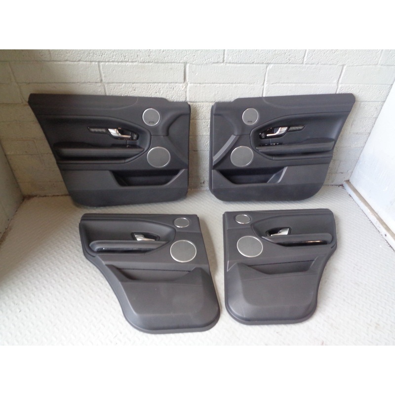 Range Rover Evoque Door Cards Set of 4 in Black L538 2016 to 2018 L22055