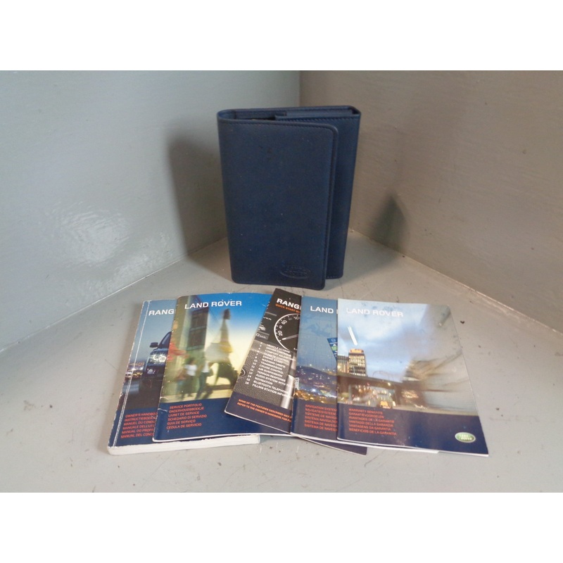 Range Rover Sport Handbook Manual in Wallet Facelift 2009 to 2013 L03065