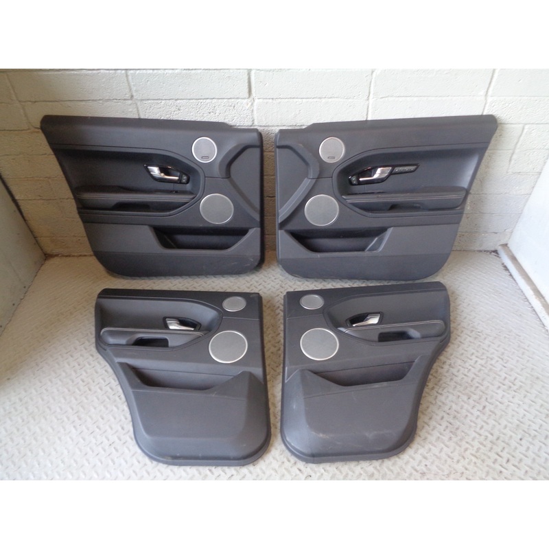 Range Rover Evoque Door Cards Set of 4 in Black L538 2011 to 2015 L22055