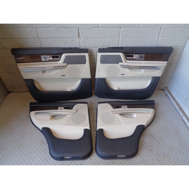 Range Rover Sport Door Cards in Ivory White Facelift L320 2009 to 2013 L03065